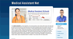 Desktop Screenshot of medicalassistant.net