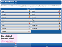 Tablet Screenshot of medicalassistant.net